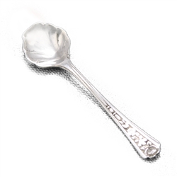 Individual Salt Spoon by Webster, Sterling, Rose Design