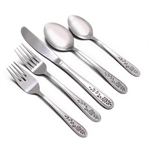 Floral Mist by Stanley Roberts, Stainless 5-PC Setting w/ Soup Spoon