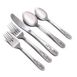 Floral Mist by Stanley Roberts, Stainless 5-PC Setting w/ Soup Spoon