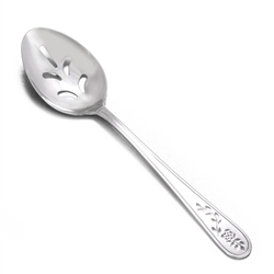 Floral Mist by Stanley Roberts, Stainless Tablespoon, Pierced (Serving Spoon)
