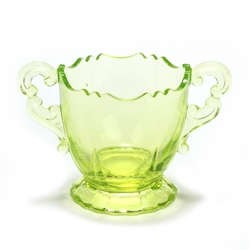 Sugar Bowl by Cambridge, Glass, Vaseline