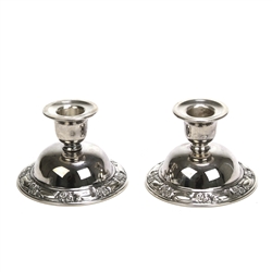 Park Lane by Oneida, Silverplate Candlestick Pair