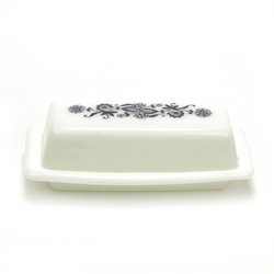 Old Town Blue by Pyrex, Glass Butter Dish