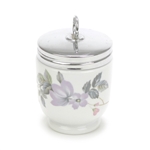 June Garland by Royal Worcester, Porcelain Egg Coddler & Lid, King Size