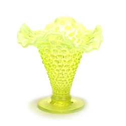 Hobnail Topaz Opalescent by Fenton, Glass Vase