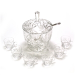 Schleuder by Nachtmann, Glass Punch Bowl, Ladle & 6 Cups