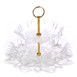 Christmas Story by Mikasa, Glass Tier Serving Tray