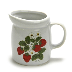 Strawberry Country by McCoy, Stoneware Cream Pitcher