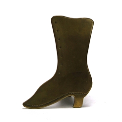 Match Holder, Brass, Lady's Boot