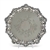 Round Tray by Cheltenham & Co., Silverplate, Shell Design
