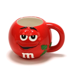 Mug by Galerie, Ceramic, M & M, Red Holiday