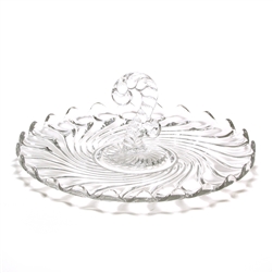 Colony by Fostoria, Glass Round Tray, Center Handle