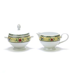 Castle Berry by Mikasa, China Cream Pitcher & Sugar Bowl