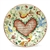 Twelve Days of Christmas by 222 Fifth, PTS, Stoneware Salad Plate, 4 Calling Birds