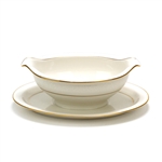 Tulane by Noritake, China Gravy Boat, Attached Tray