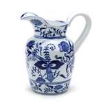 Blue Onion by Mann, Seymour, China Pitcher