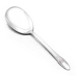 First Love by 1847 Rogers, Silverplate Berry Spoon, Monogram M