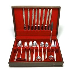 Laurel Mist by Deep Silver, Silverplate Silveplate Flatware Set, 47-PC Set