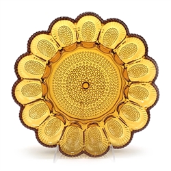 Hobnail Amber by Indiana, Glass Deviled Egg Plate