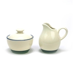 Ocean Breeze by Pfaltzgraff, Stoneware Cream Pitcher & Sugar Bowl