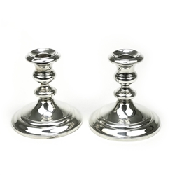 Candlestick Pair by Gorham, Sterling, Ringed Design