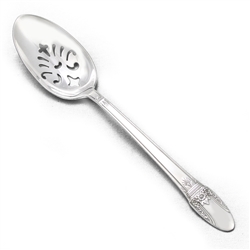 First Love by 1847 Rogers, Silverplate Tablespoon, Pierced (Serving Spoon)