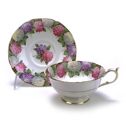 Cup & Saucer by Paragon, China, Hydrangeas