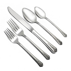 Spring Garden by Holmes & Edwards, Silverplate 5-PC Setting w/ Soup Spoon