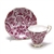 Cup & Saucer by Royal Standard, China, Pink Paisley