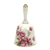 Dinner Bell by Lefton, China, Pink Roses