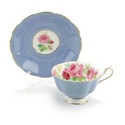 Cup & Saucer by Royal Albert, China, Pink Rose