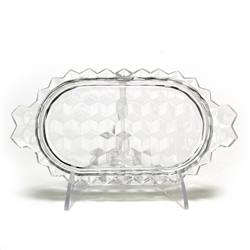 American by Fostoria, Glass Tray, Small Oval, Jam Pot Tray