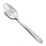 April by Rogers & Bros., Silverplate Tablespoon, Pierced (Serving Spoon)