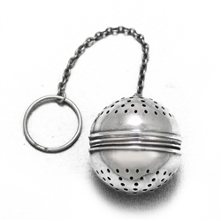 Tea Ball, Silverplate, Threaded