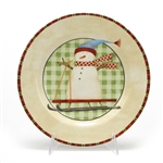 North Country Snowmen by Zak Designs, Stoneware Salad Plate