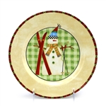 North Country Snowmen by Zak Designs, Stoneware Salad Plate