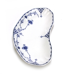 Denmark Blue by Furnivals, Porcelain Crescent Salad Plate