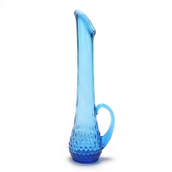 Hobnail Colonial Blue by Fenton, Glass Pitcher, Vase, Swung