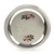 Round Tray by International, Silverplate, Seasons Greetings