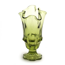 Valencia Colonial Green by Fenton, Glass Vase