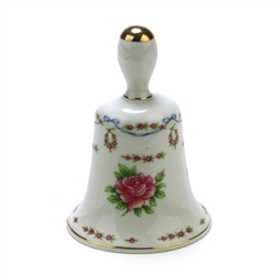 Dinner Bell by Lefton, China, Pink Roses