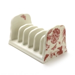 Botanic Pink by Portmeirion, Stoneware Toast Rack, 6 Slice