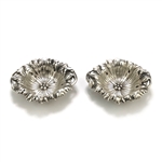 Les Cinq Fleurs by Reed & Barton, Sterling Nut Dish, Individual, Pair, Petunia