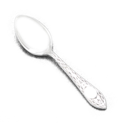 Individual Salt Spoon by Sheffield, Sterling, Wavy Line Design