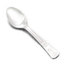 Individual Salt Spoon, Sterling, Deco Design