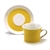 Trellis Yellow by Mikasa, Stoneware Cup & Saucer