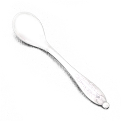 Individual Salt Spoon by Georg Jensen, Sterling, Leaf Bud Design