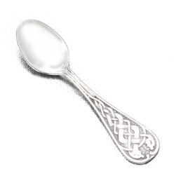 Individual Salt Spoon by E K, Sterling, Celtic Knot