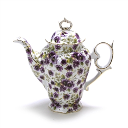 Violets by Victoria's Garden, China Coffee Pot