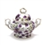 Violets by Victoria's Garden, China Sugar Bowl w/ Lid